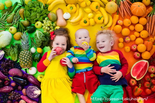 赤ちゃんと野菜＆果物